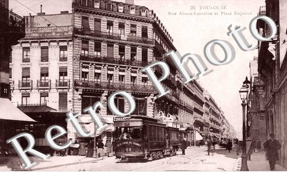 RUE ALSACE-LORRAINE ET PLACE ESQUIROL