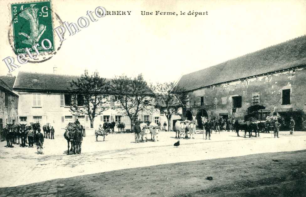 Une ferme - le depart
