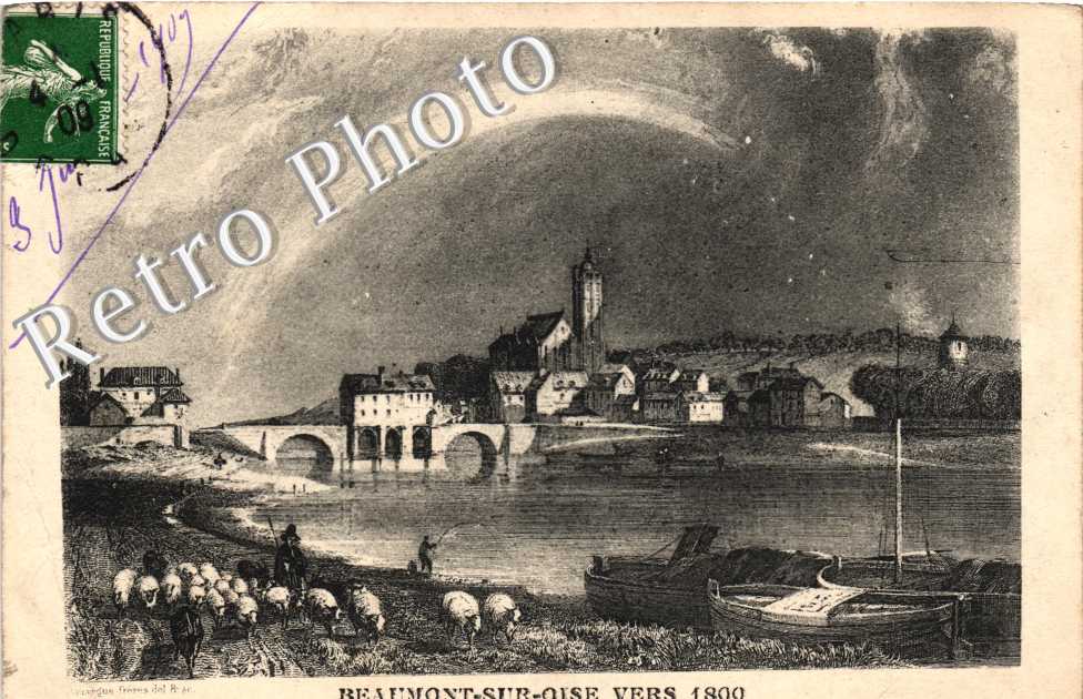 Beaumont vers 1800, vue d&#039;ensemble
