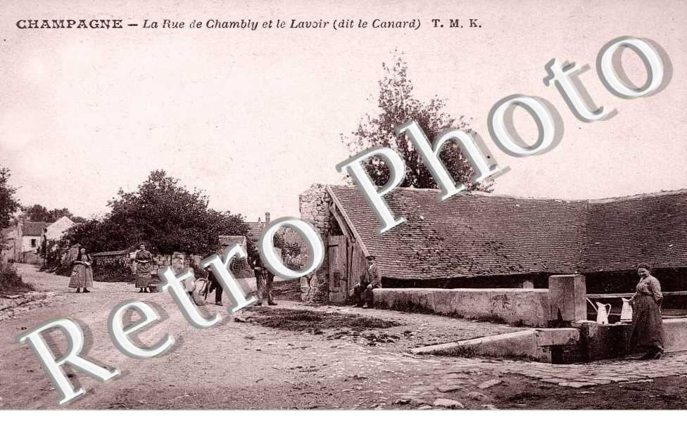 Rue de Chambly et le lavoir (dit le canard)