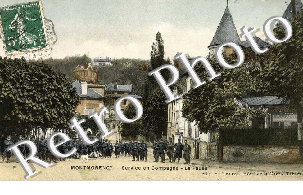 Service en compagne - La pause - armee