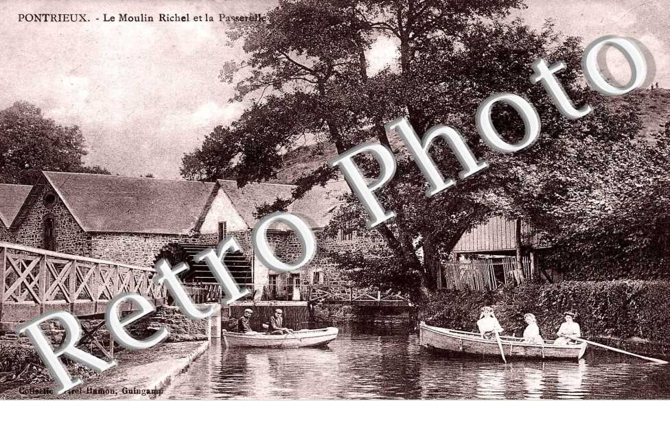 le moulin Richel et la passerelle