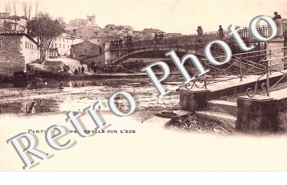 La passerelle sur l'Eze