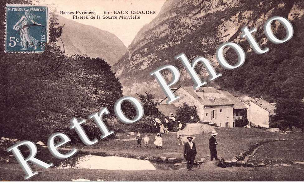 Eaux Chaudes - plateau de la source Minvielle