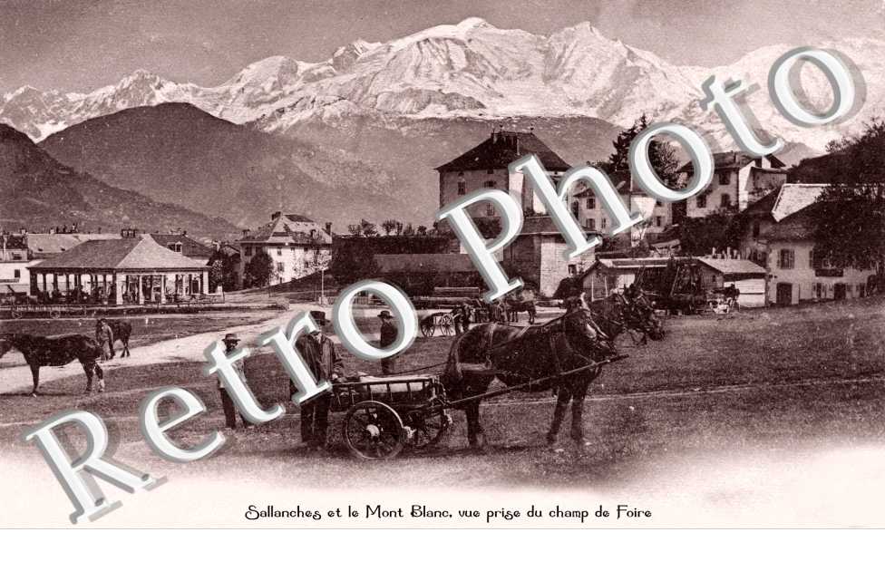 Champ de Foire et mont blanc