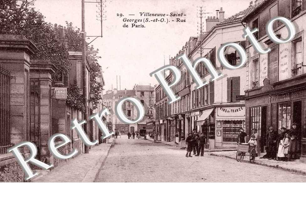 Prise de vue de la rue de Paris