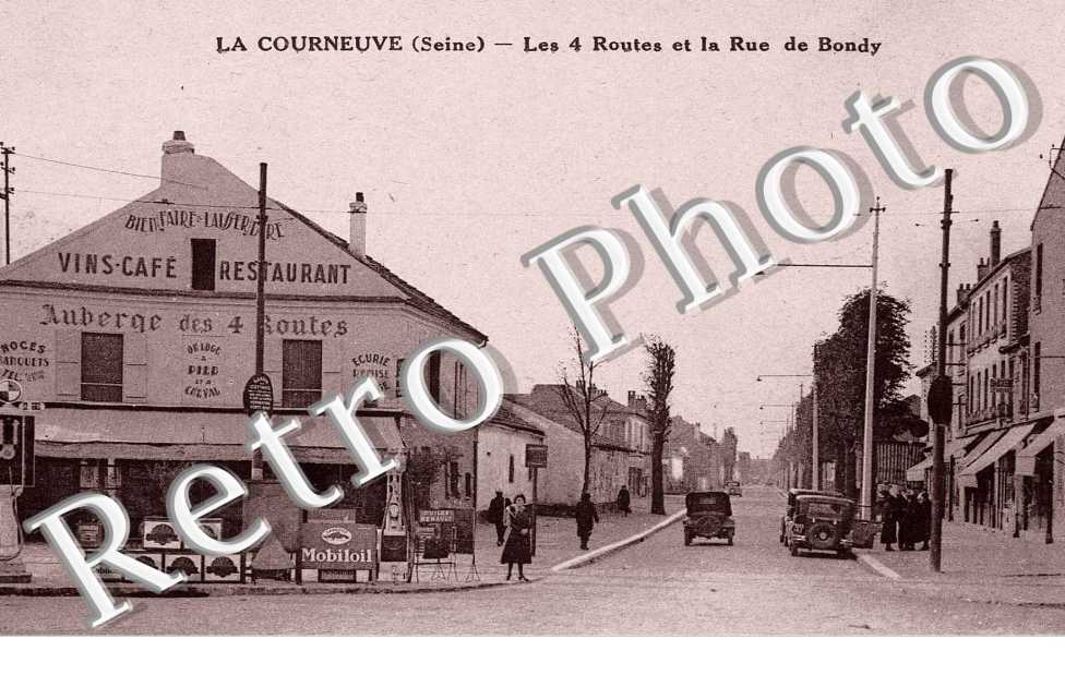 Les 4 routes et la rue de Bondy
