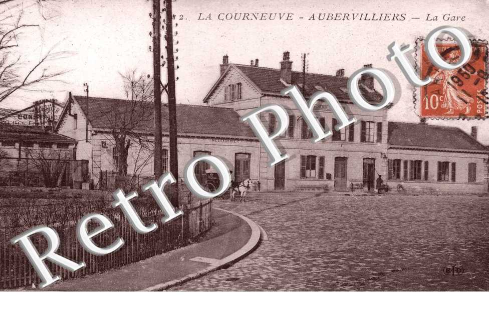 La gare  Courneuve - Aubervilliers