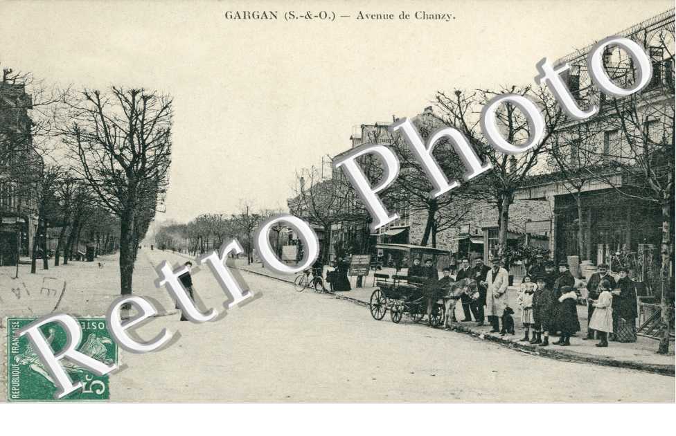 gARGAN - Avenue de Chanzy - attelage d&#039;ane