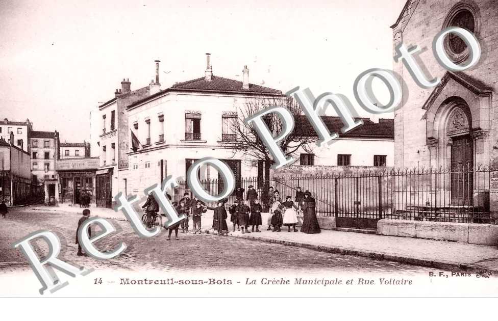La Crèche Municipale et rue Voltaire