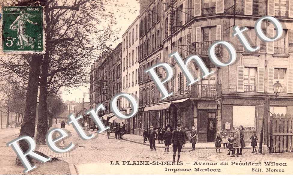 Impasse Marteau, et avenue du President Wilson