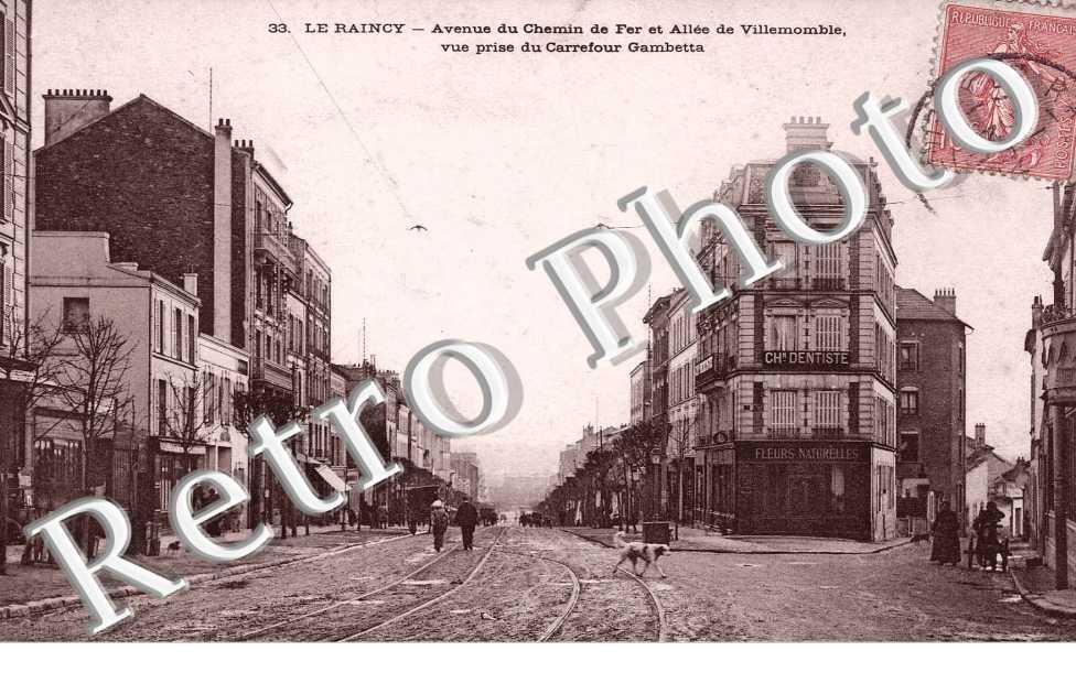 AVENUE DU CHEMIN DE FER ET ALLEE DE VILLEMOMBLE