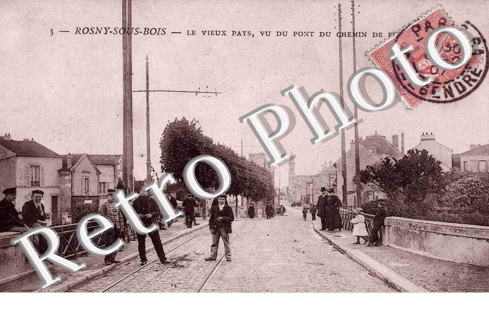 le vieux pays, vu du pont du chemin de fer