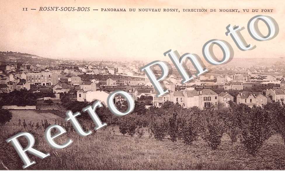 Panorama du nouveau rosny, vu du fort