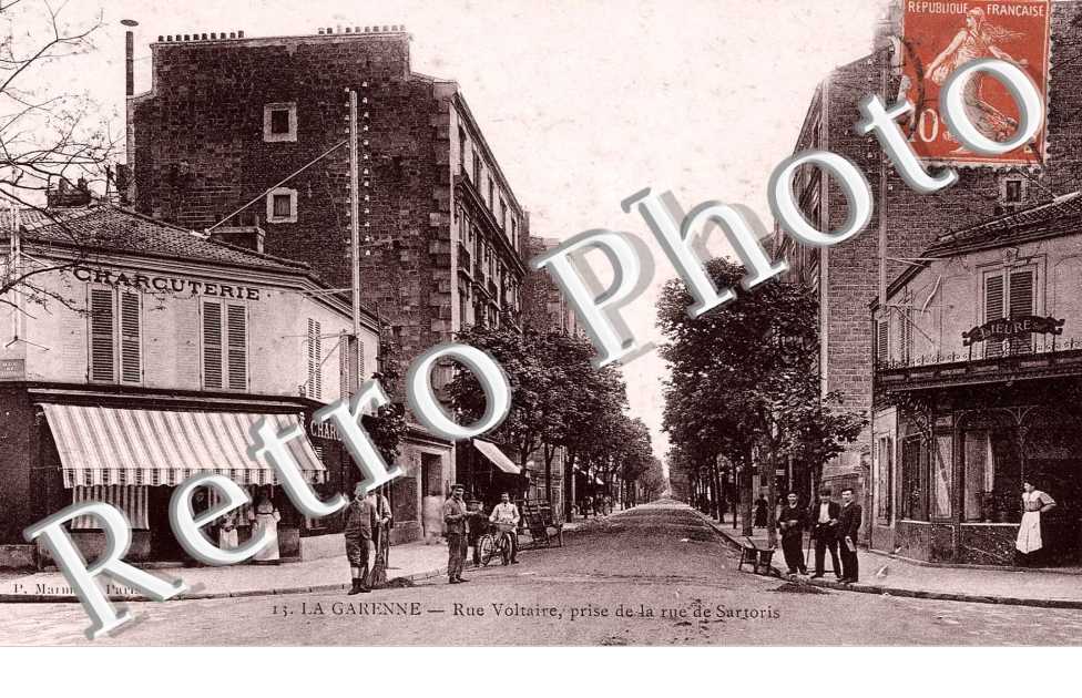 rue voltaire prise de la rue de Sartoris