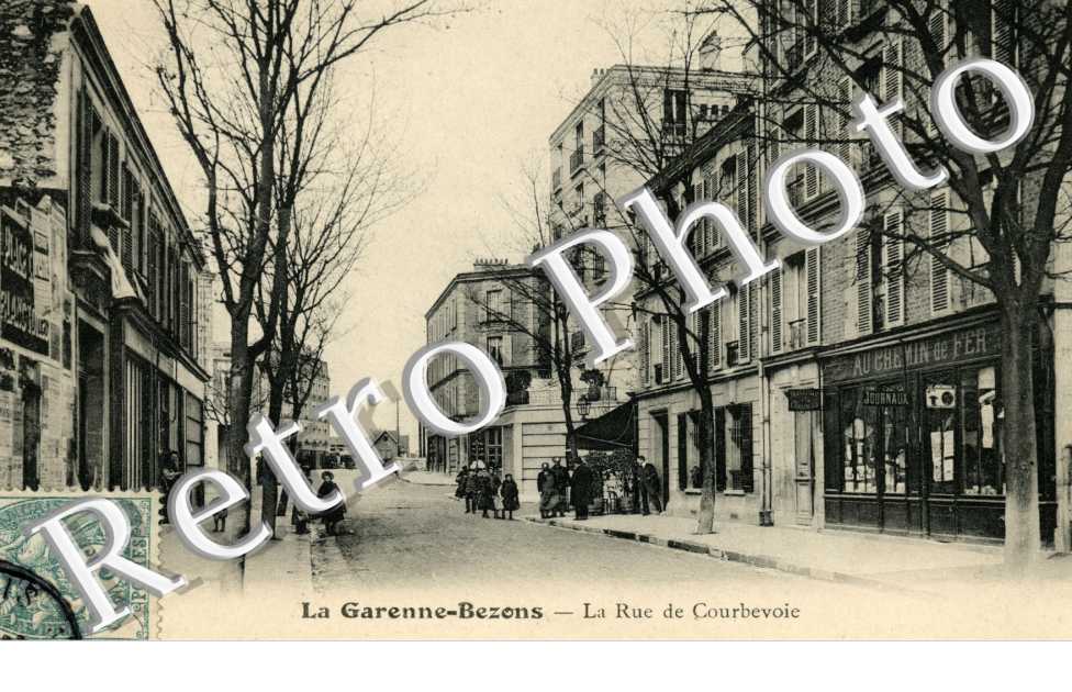 LA GARENNE-BEZONS LA RUE DE COURBEVOIE