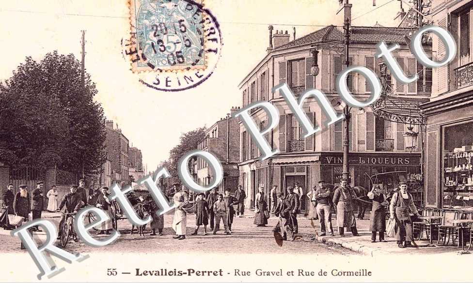 Rue Gravel et rue de Cormeille