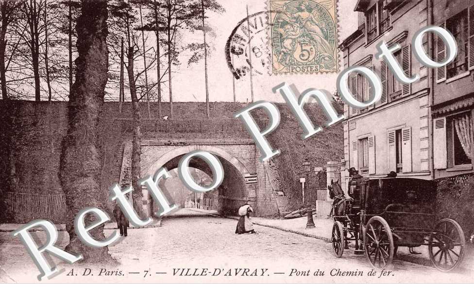 Pont du chemin de fer - attelage de cheval
