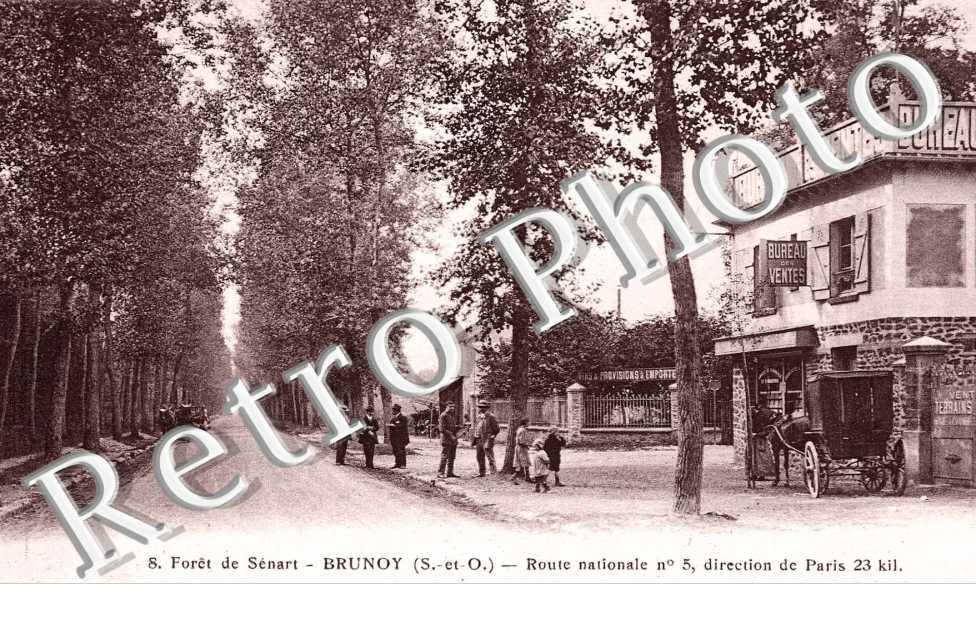 route nationale - foret de Senart