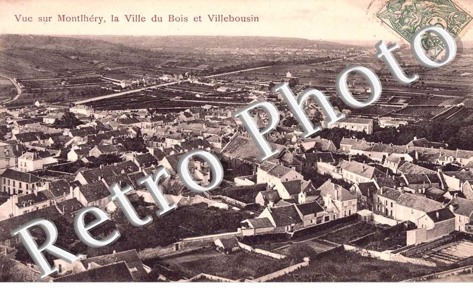 Vue sur Montlhery, Ville du Bois et  Villebousin