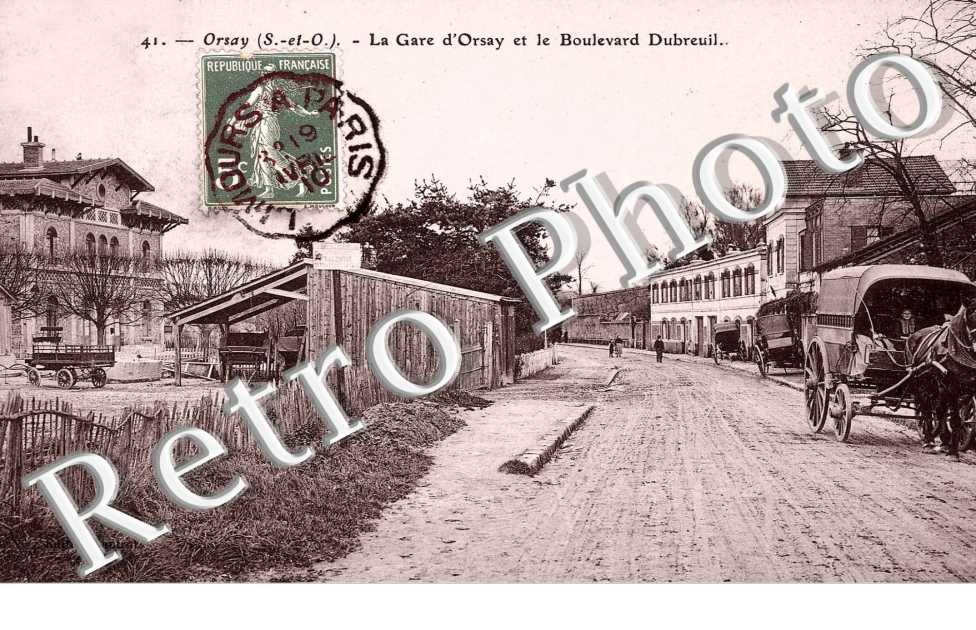 La gare d&#039;Orsay et le boulevard Dubreuil