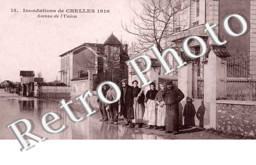 Avenue de L'union pendant les inondations de 1910
