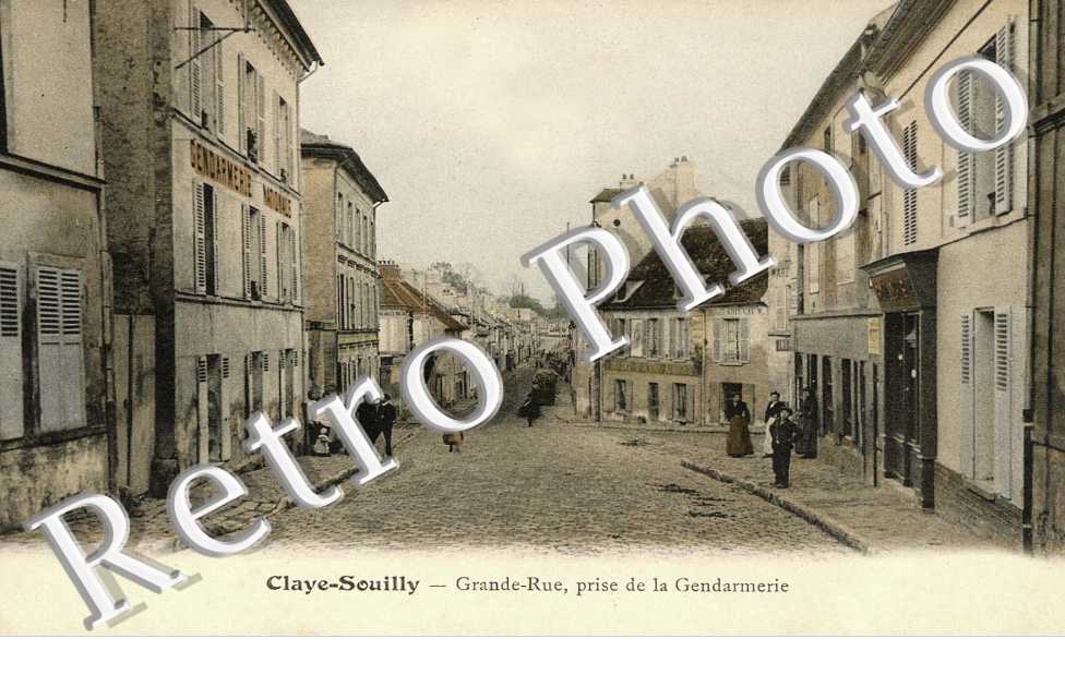 Grande rue prise de la gendarmerie (couleur)