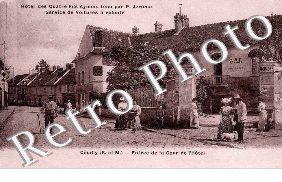 Hotel des quatres fils Aymon tenu par P. Jerome service de voitures a volonte
