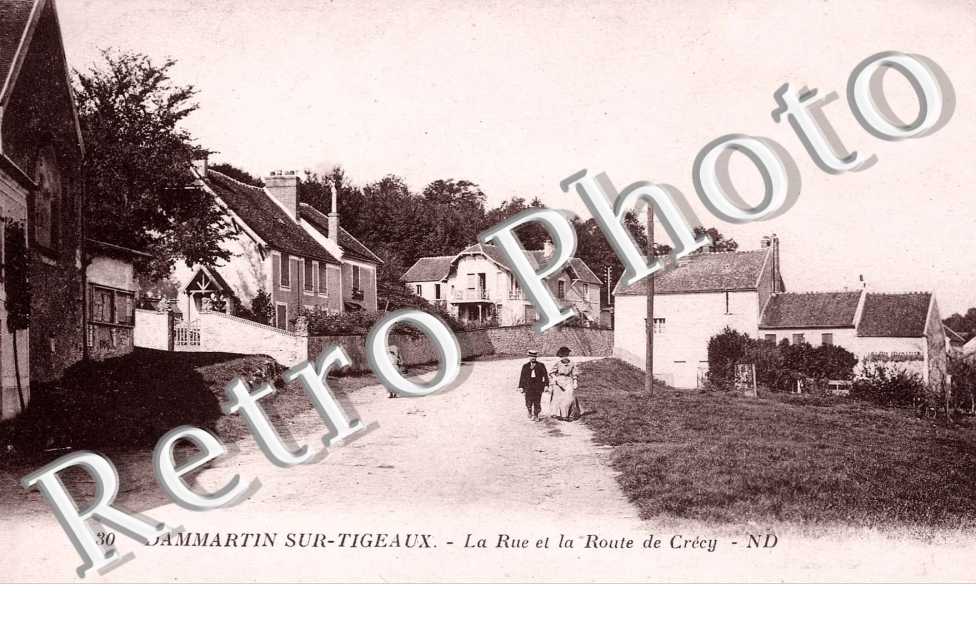 La rue et la route de Crecy