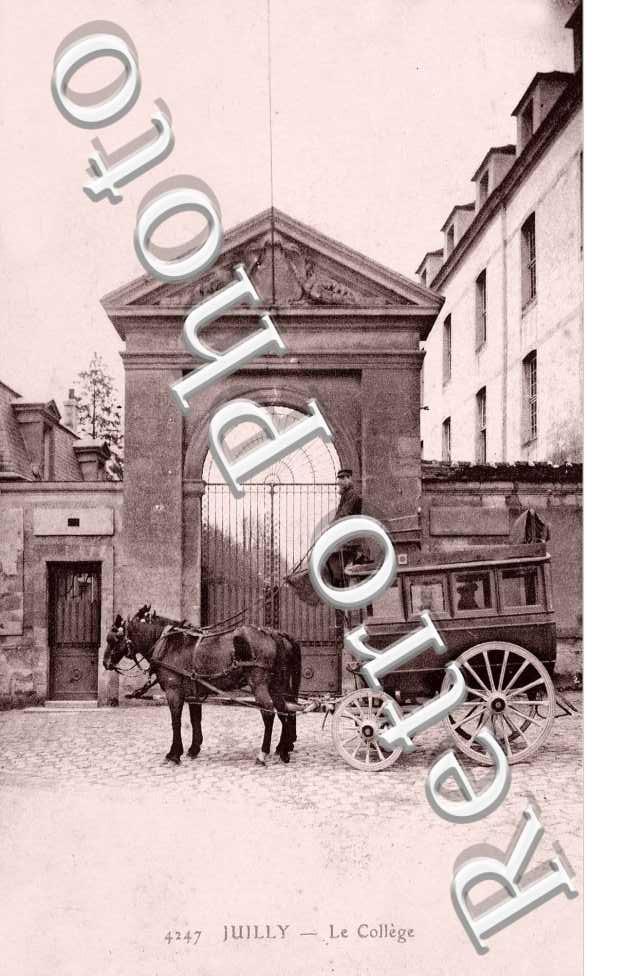 Le college - attelage de cheval (caleche)
