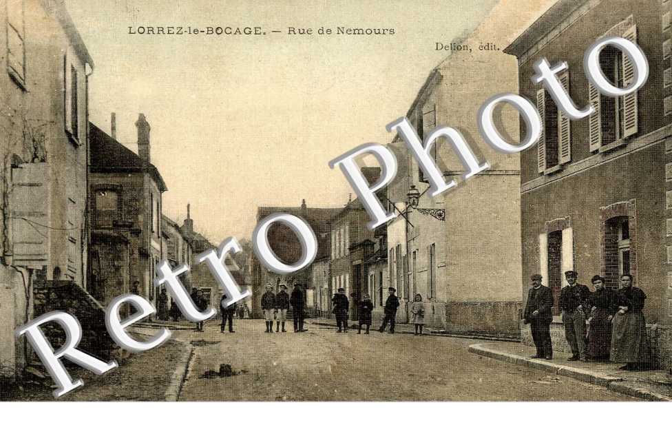 Rue de Nemours (toilee couleur)