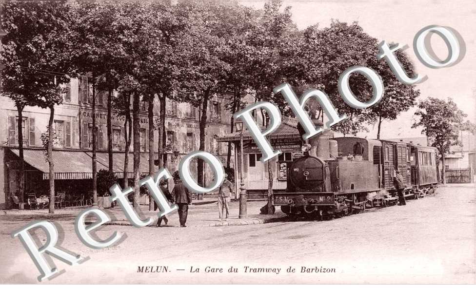 La gare du tramway de Barbizon