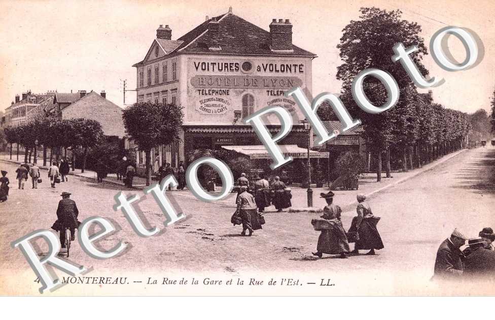 LA RUE DE LA GARE et la rue de l'Est