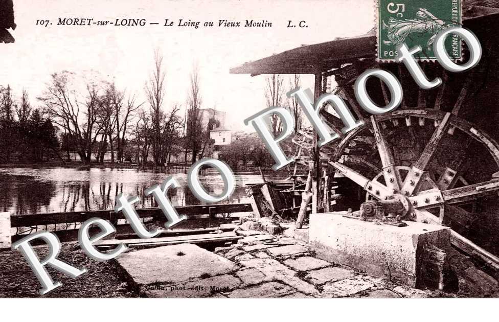 Le Loing au vieux moulin