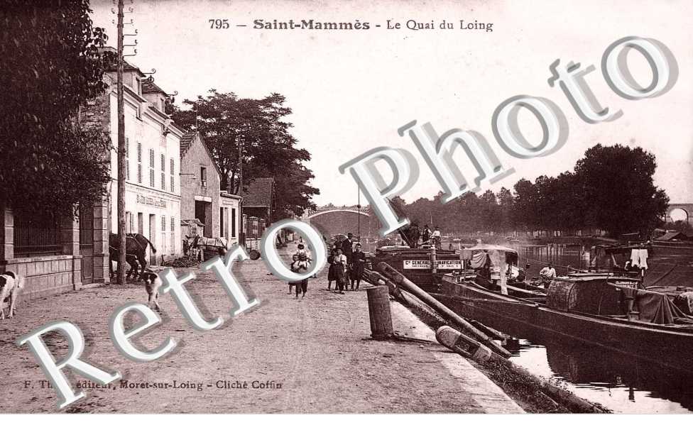 Le quai du Loing