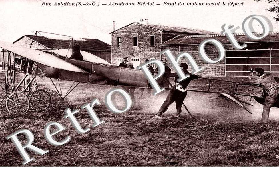 Aerodrome Bleriot, Essai du Moteur avant le depart