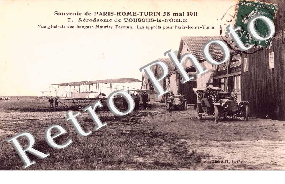 Aerodrome de Toussus le Noble, les apprets pour Paris Rome Turin
