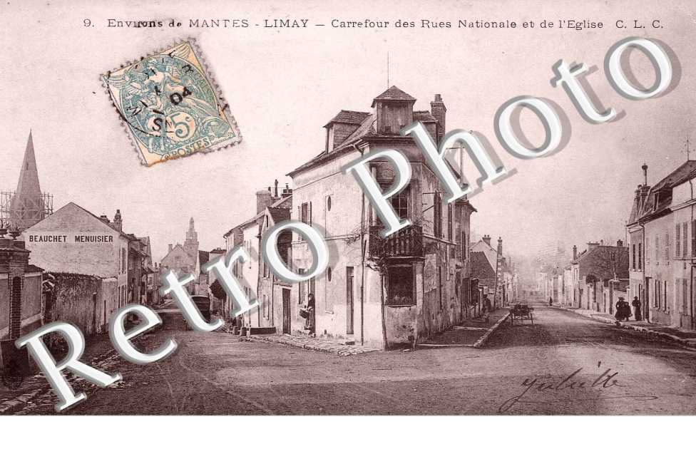 Carrefour des rues nationales et de l&#039;eglise