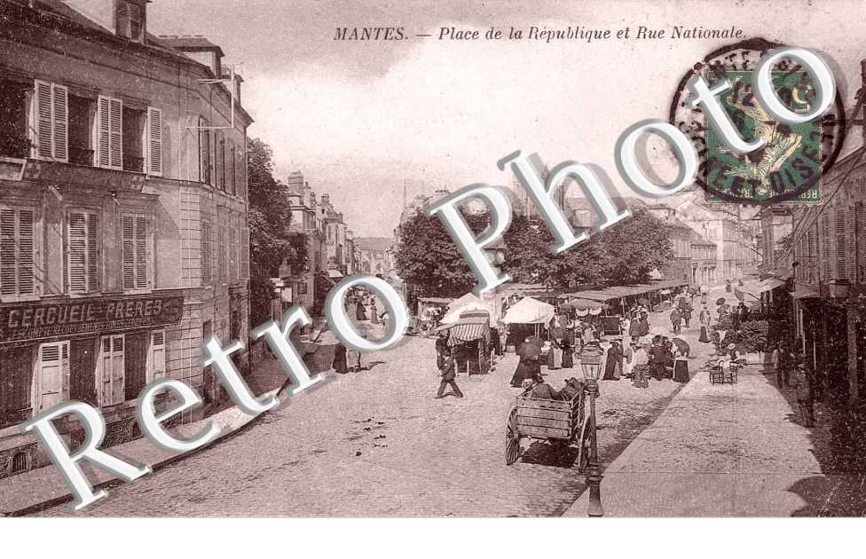Place de la republique et rue nationale