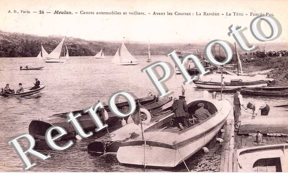 CANOTS AUTOMOBILES ET VOILIERS