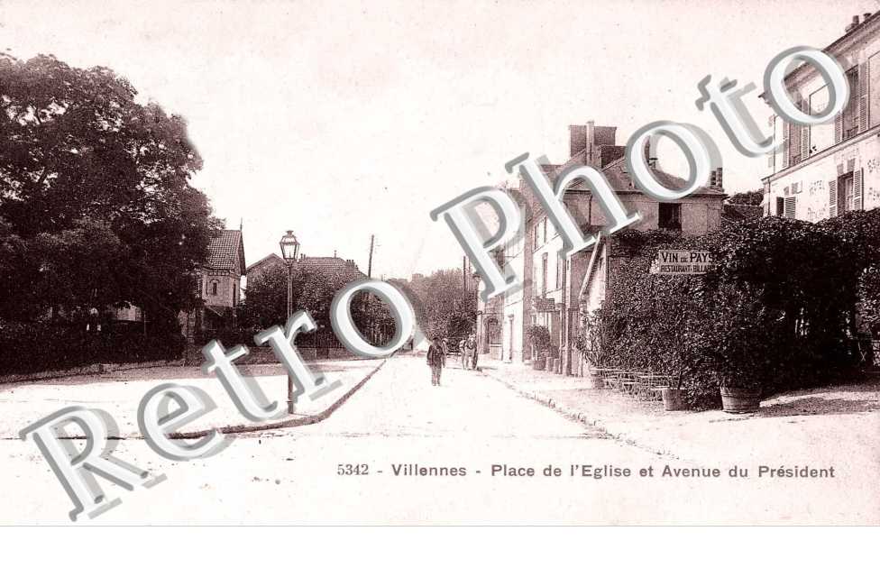 place de l&#039;église et avenue du Président