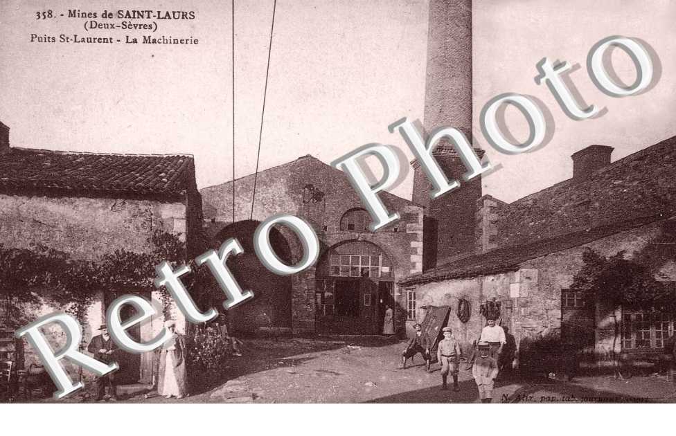 Les Mines, Puits Saint Laurent et la Machinerie