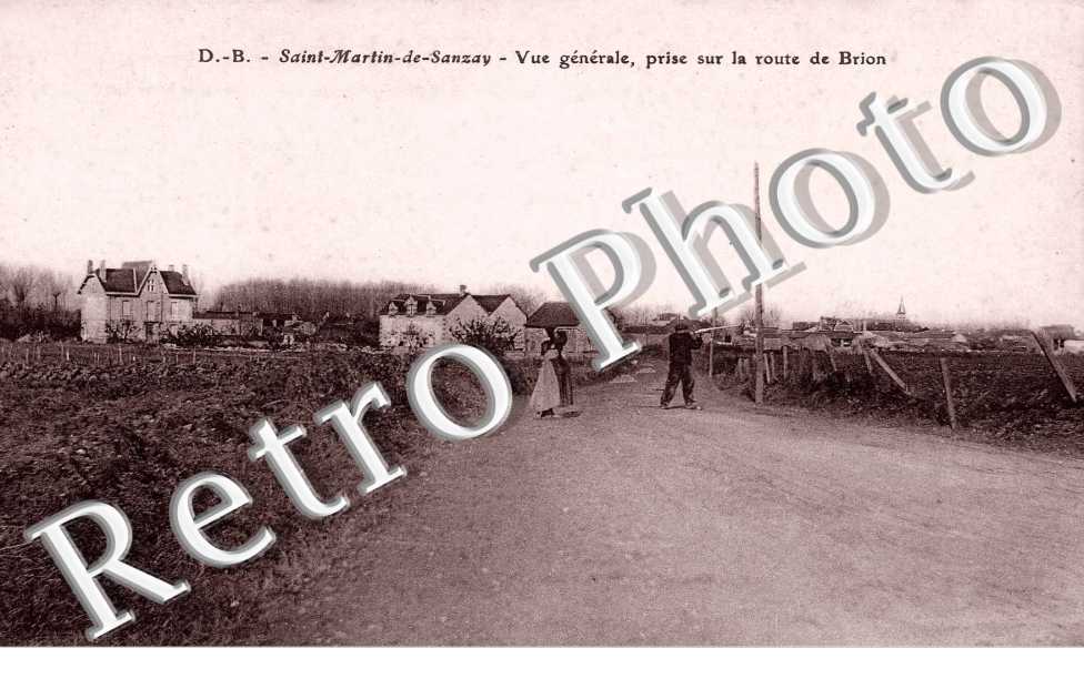 VUE GENERALE PRISE SUR LA ROUTE DE BRION