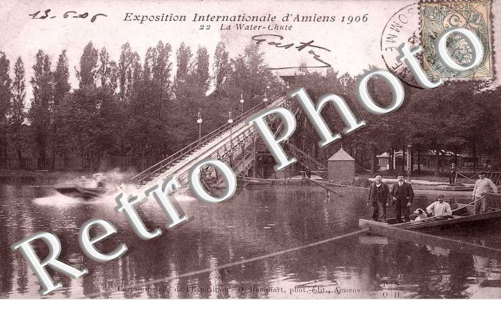 Exposition internationale d&#039;Amiens 1905 "la water-chute"