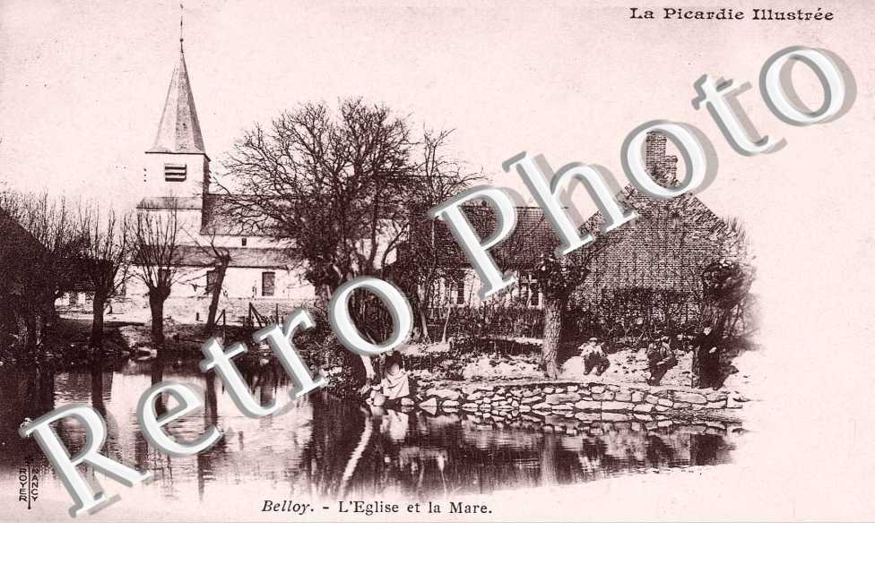 L&#039;eglise et la Mare