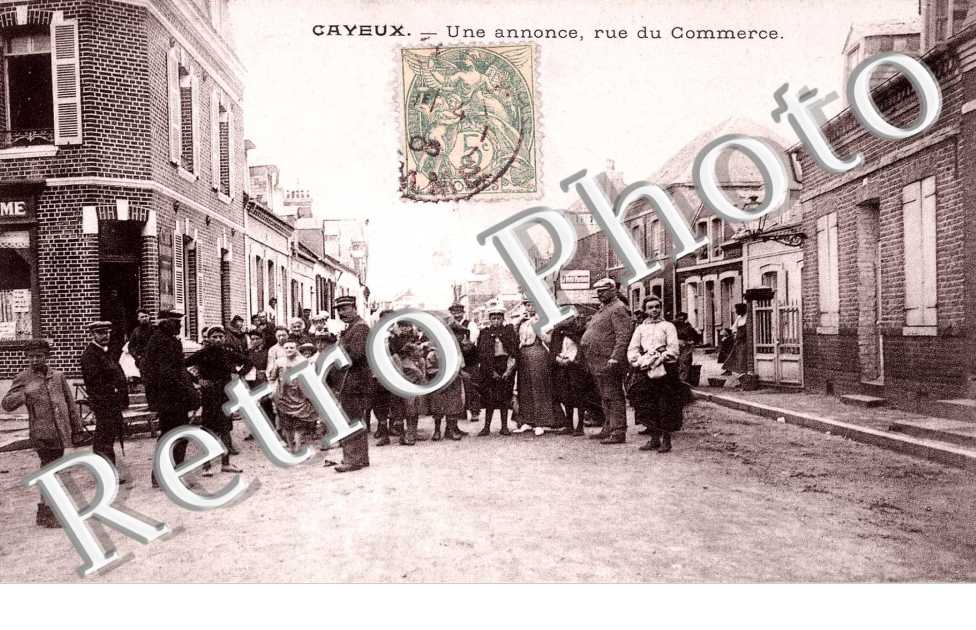 Une annonce rue du commerce