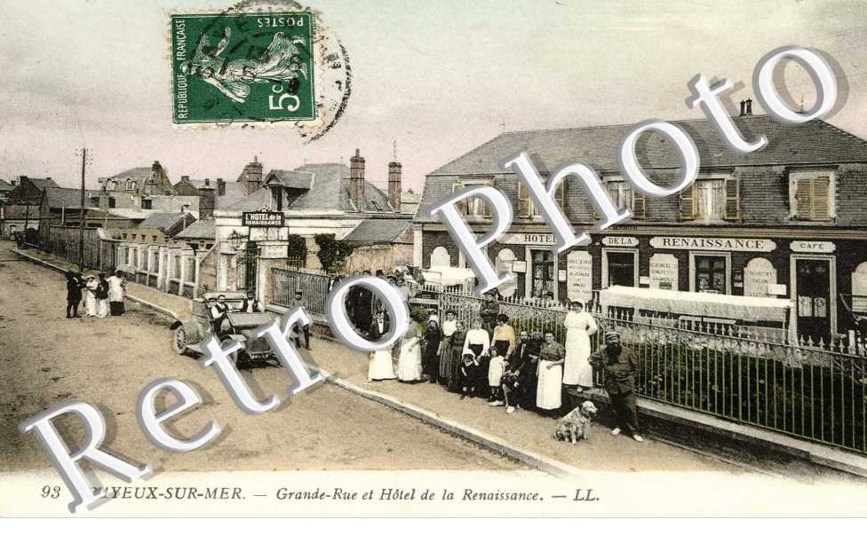 Grande rue et hotel de la renaissance (couleur) - automobile