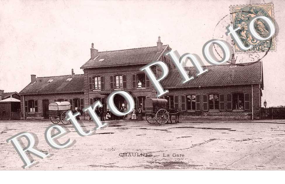 La gare - attelages de cheval
