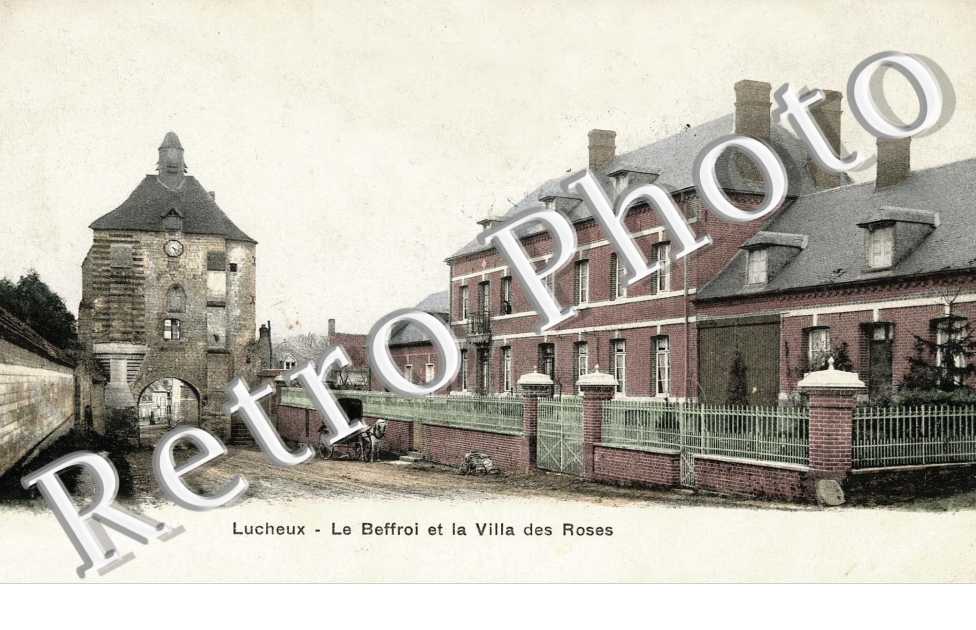 le beffroi et la villa des Roses