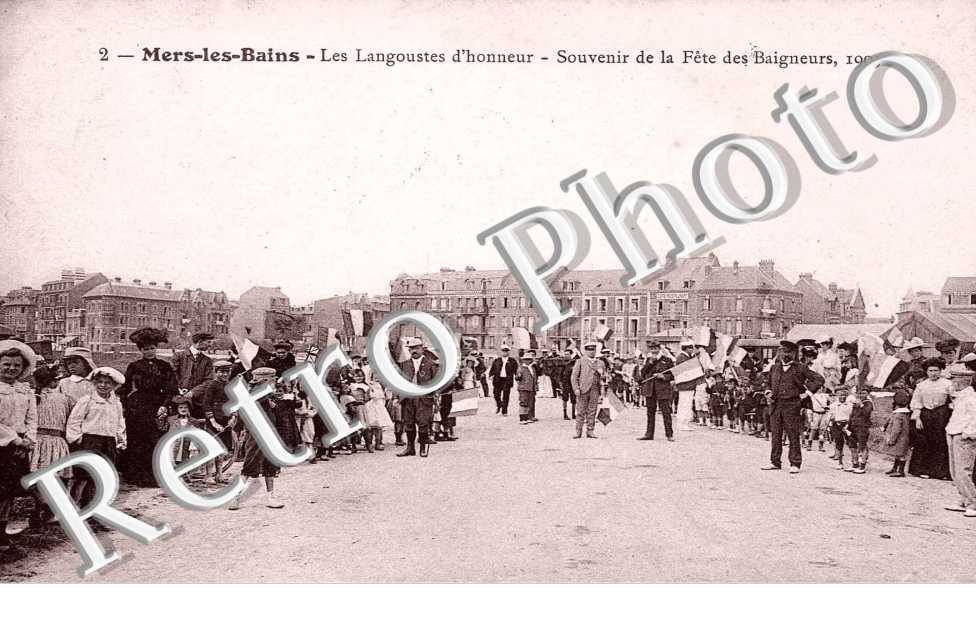 Les langoustes d&#039;honneur - souvenir de la fete des baigneurs 1905